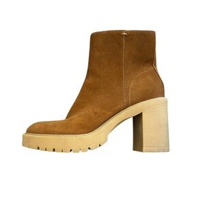 Dolce Vita Tan Suede Heeled Boots